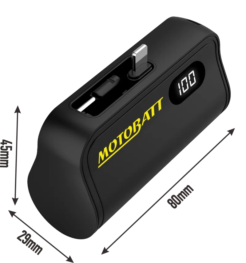 Motobatt Power Bank MB5000B - Batteriladdare