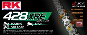 RK 428XRE XW-ringchain +CL (kedjelås.)