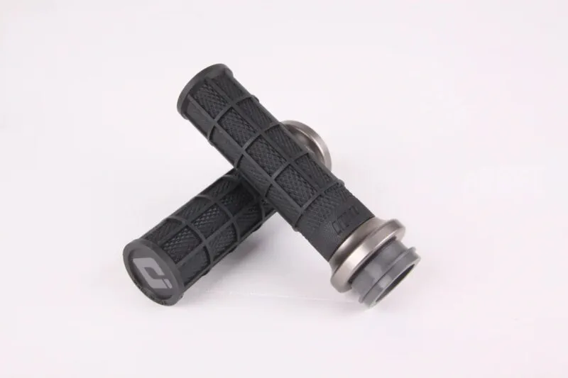 V31HTW-BH-H ODI Street V-TWIN Lock-On HART-LUCK Full-Waffle BLACK/Gunmetal/grey - Handtag