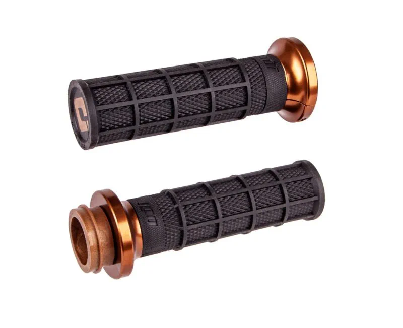 V31HTW-BZ-Z ODI Street V-TWIN Lock-On HART-LUCK Full-Waffle BLACK/Bronze/bronze - Handtag