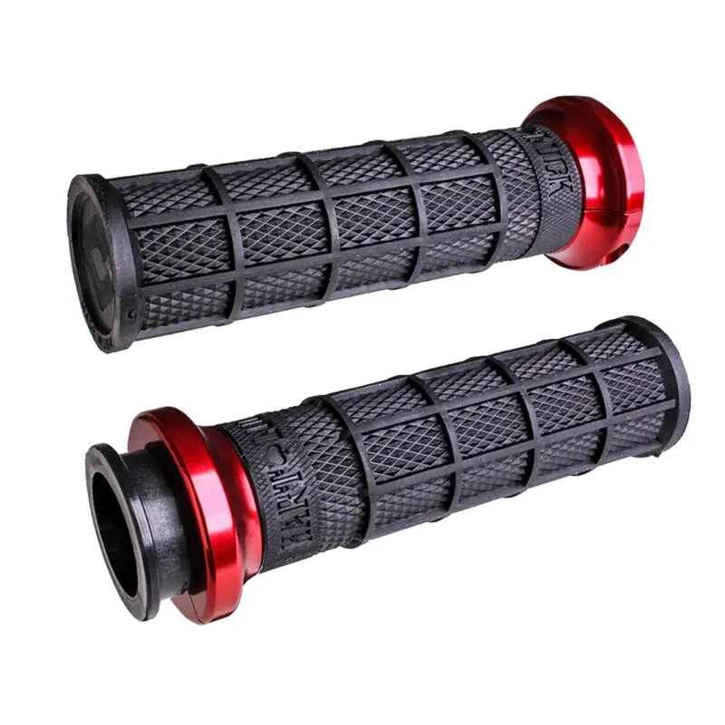 V31ITW-BB-R ODI Street V-TWIN Lock-On HART-LUCK Full-Waffle BLACK/Black/red - Handtag