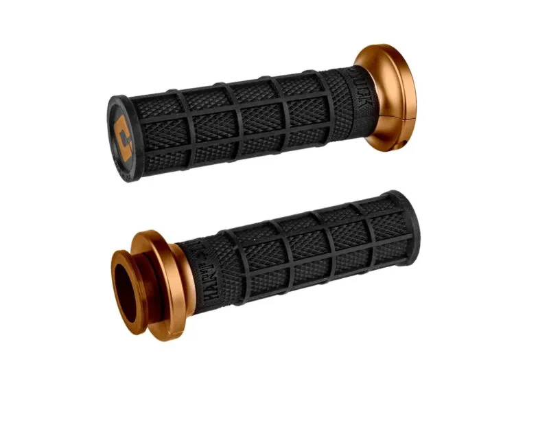V31ITW-BZ-Z ODI Street V-TWIN Lock-On HART-LUCK Full-Waffle BLACK/Bronze/bronze - Handtag
