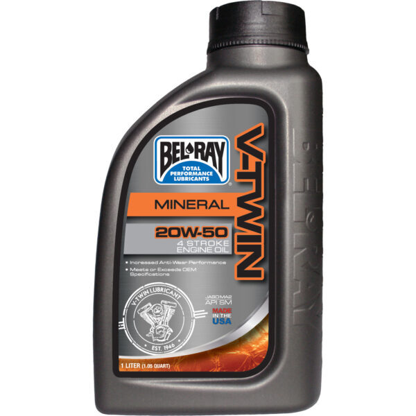 Bel-Ray V-Twin Mineral 20W-50 1L