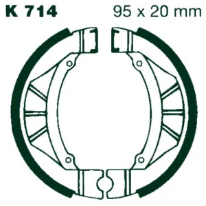 AIR Bromsbackar K 714 95x20mm parvis