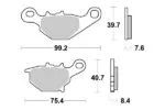 Sbs Bromsklossats Racing Sintered - Bromsbelägg