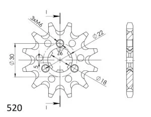 Supersprox / JT Framdrev 1445.13 Självrenande