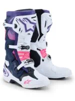 Alpinestars Stövel Tech 10 Vit/Violet/Fluo Rosa