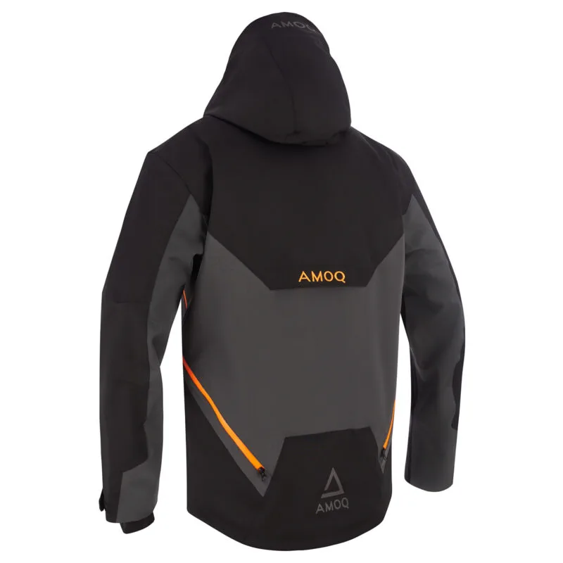 Produck/Product photography studio AMOQ Vernal V2 Jacka Svart/Orange