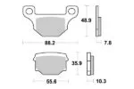 Sbs Bromsklossats Ceramic - Bromsbelägg