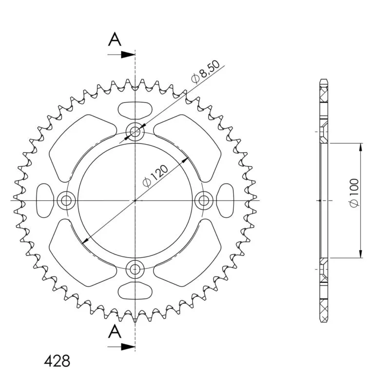 ab6da8e2d5378c28a9b946a07ba010fb7cc01068_27_3_998_51_0_1 Supersprox Bakdrev Aluminium RAL-998:51 Svart