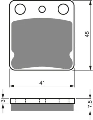 GOLDFREN Bromsbelägg 144 Ceramic carbon AD