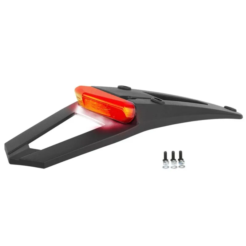 ae827adc0e8a51a49e08850753698349f67a7a72_179_8571100001 Polisport spoiler r.fender homol. led w/license plate light RSP 3.0 Black (15) - Eldelar