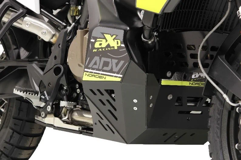 ax1622_2 AXP Adventure HARD Skid Plate HDPE 8mm Black Husqvarna NORDEN 901 22- - AXP Racing - Hasplåtar