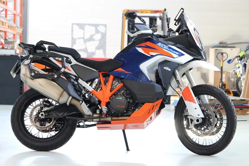 AXP Adventure Skid Plate HDPE 8mm Orange KTM 1290 SUPER ADVENTURE R/S 21-22 - AXP Racing - Hasplåtar