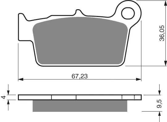 GOLDFREN Bromsbelägg 187 Ceramic Carbon S33