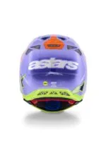 Alpinestars Hjälm S-M10 JL R01 Lila/Fluo Rosa/Fluo Gul
