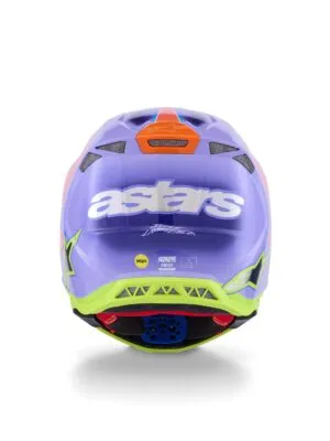 Alpinestars Hjälm S-M10 JL R01 Lila/Fluo Rosa/Fluo Gul