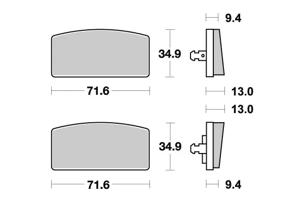 Sbs Bromsklossats Ceramic