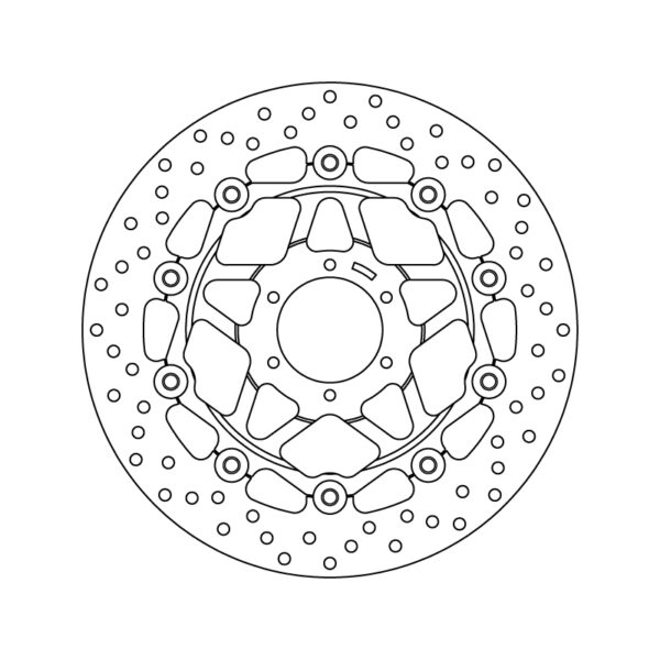Brembo Serie Oro Bromsskiva floating
