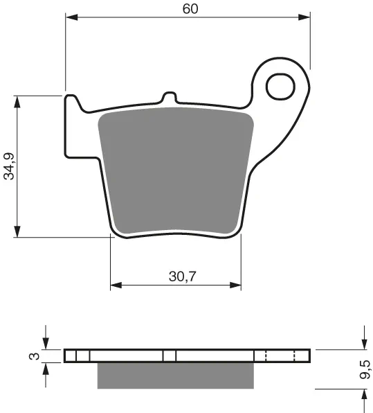 GOLDFREN Bromsbelägg 176 Ceramic Carbon S33