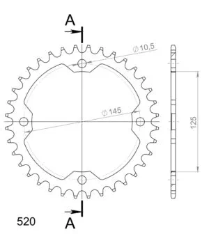 Supersprox Bakdrev Stål 1857.36