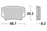 Sbs Bromsklossats Sintered Offroad - Bromsbelägg
