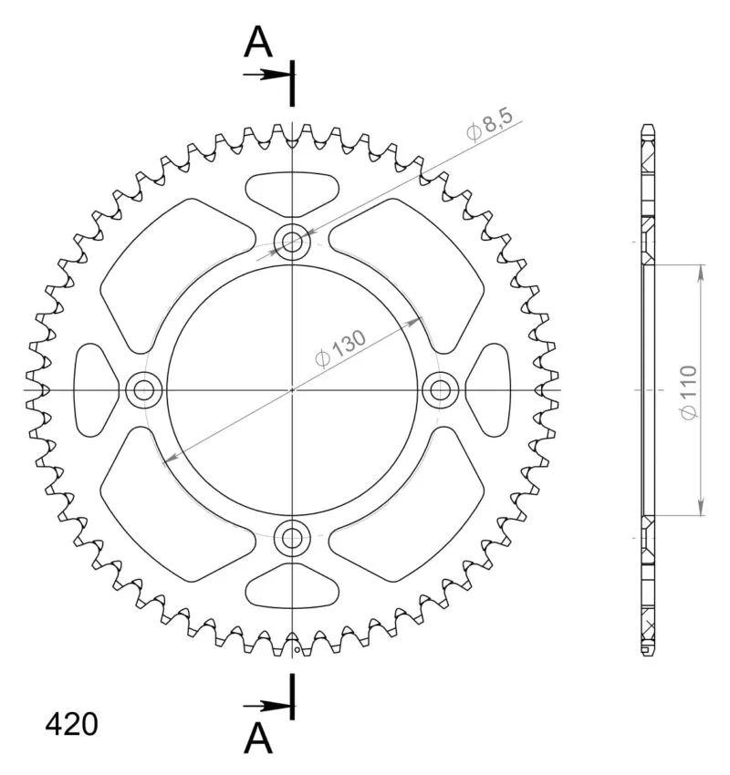 b6e2721a1a9e055c20935add7c12ba632162f391_27_3_209_56_0 Supersprox Bakdrev Aluminium RAL-209:56 Svart