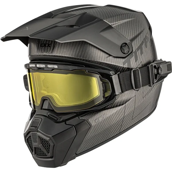 CKX Hjälm Titan AMS Matt Carbon + Brillor