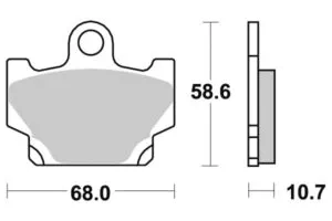 Sbs Bromsklossats Ceramic