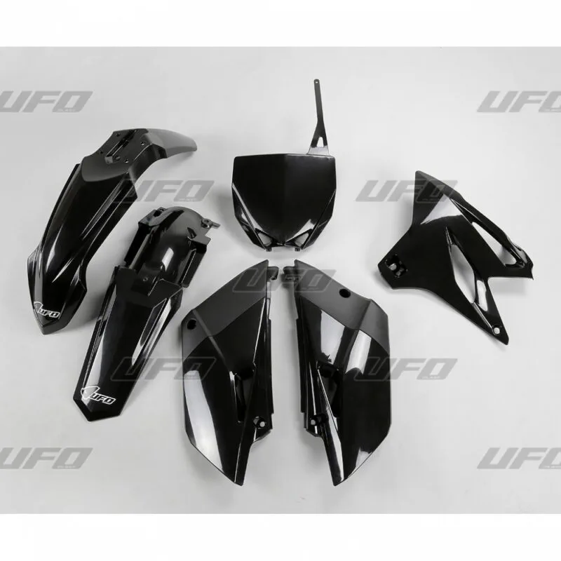 ba44a6f7f39bb20891ef2f9e3644c35aa24d7458_650_K320_001 UFO Plastkit 5-delar Svart 001 YZ85 15-21