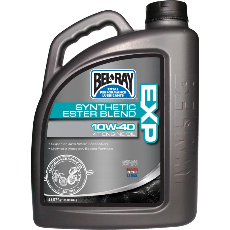 ba7d3c81fcf0c94994372be128378cda48addbe0_55_811_004 Bel-Ray EXP Synthetic Ester Blend 4T 10W-40 4L - Belray