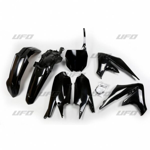 UFO Plastkit 5-delar Svart 001 YZ250F 19-23 YZ450F 18-22