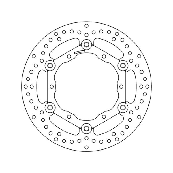 Brembo Serie Oro Bromsskiva floating
