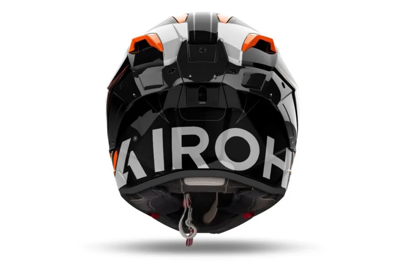 Airoh Hjälm GP 800 Must Orange glansig