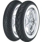 Dunlop D404F 150/80-16 71H TL WWW Fr. (Wide Whitewall)