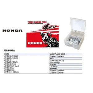 UFO Hardware Skruvsortiment Track Racing pack Honda