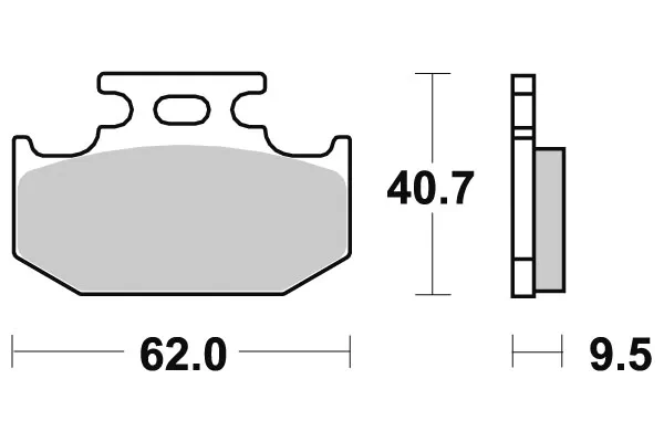 Sbs Bromsklossats Ceramic