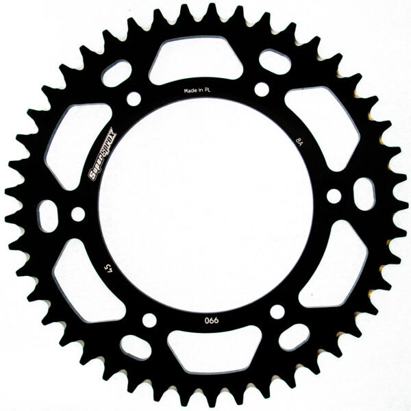 Supersprox Bakdrev Aluminium RAL-990:48 Svart