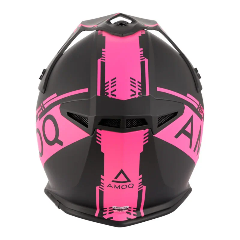 AMOQ Hjälm Meteor V2 Svart/Rosa