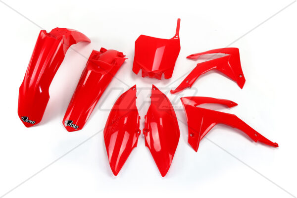 UFO Plastkit 5-delar Röd 070 CRF450 13-16 CRF250 14-17
