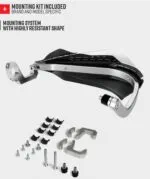 Polisport Handguard w/ metal bar Trail Blazer Black Africa Twin CRF1000L - Handskydd
