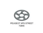 Tec-X Bakdrev 52 tänder (420) Ø62mm Peugeot XPS Street (Alufälg)