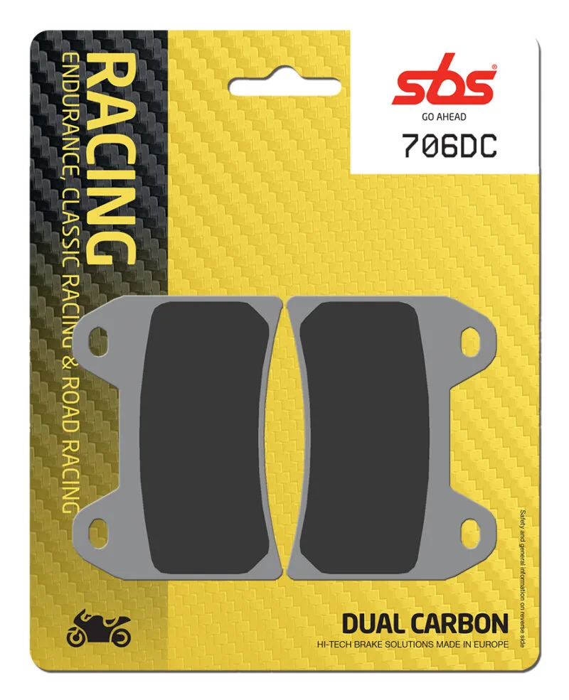 Sbs Bromsklossats Dual Carbon - Bromsbelägg