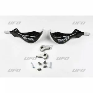 UFO Handskydd Alu Svart med aluminiumskena 22 MM