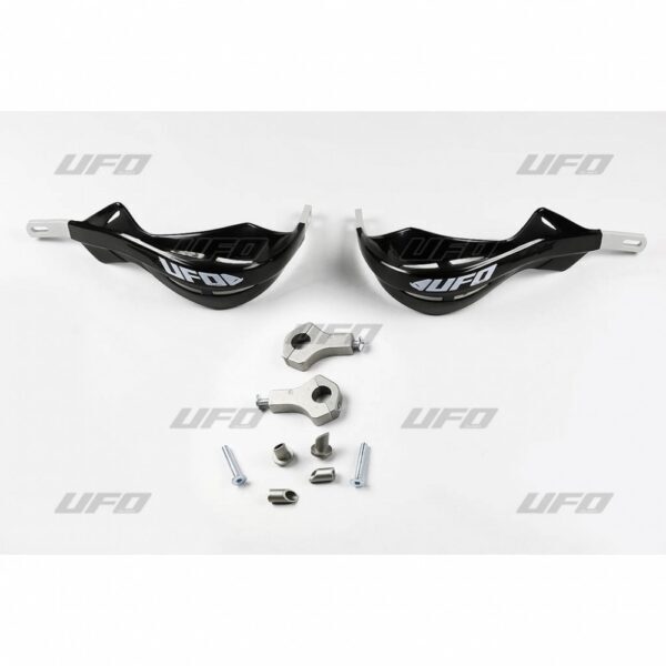 UFO Handskydd Alu Svart med aluminiumskena 22 MM