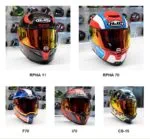 HJC Visir HJ-09 Red fire Iridium CS-15