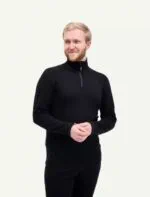 SVALA Merino Extreme Zip-Neck unisex svart