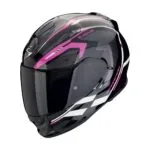 SCORPION Hjälm EXO-491 KRIPTA Svart-Rosa-Vit