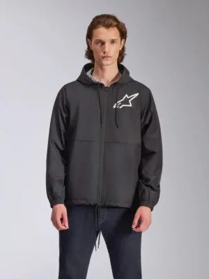 Alpinestars Jacket Speeder Chromium Windbreaker Black/White