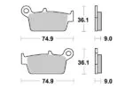 Sbs Bromsklossats Ceramic (690HF) - Bromsbelägg